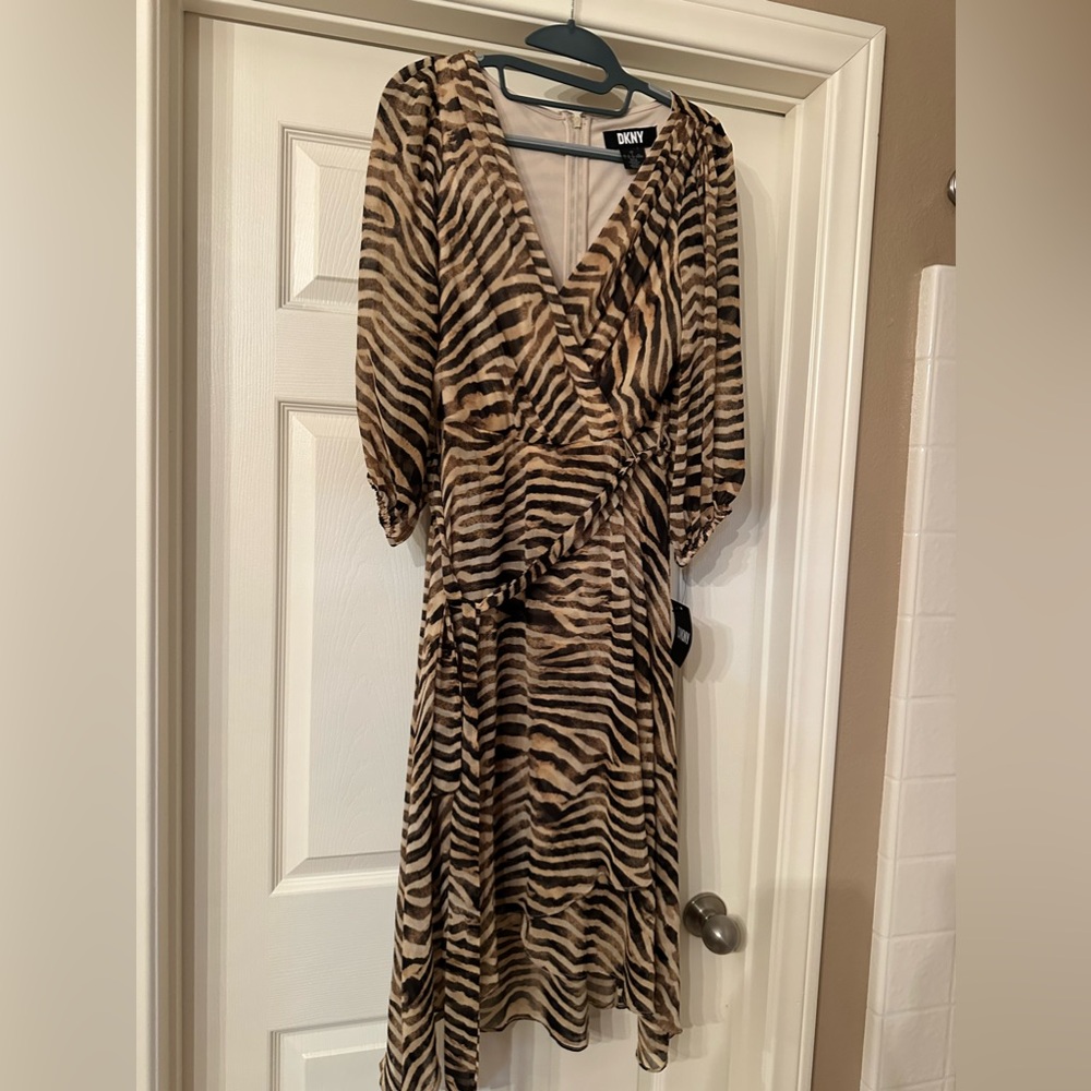 Animal print dress